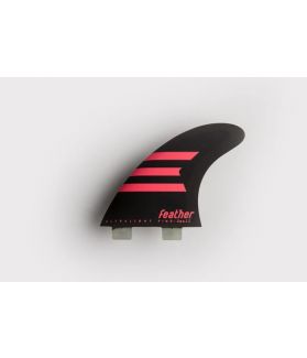 Quillas Surf Feather Fins Ultralight HC Epoxy FCS M Negro