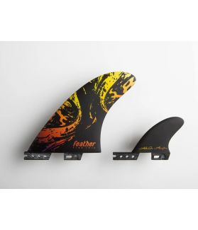 Quillas Surf Feather Fins Akila Aipa Twin 2+1 FCS II FLAMES