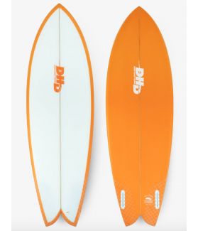 Tabla Surf DHD Mini Twin 5´9´´ NARANJA FCS II