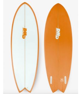 Tabla Surf DHD Mini Twin II 5´7´´ NARANJA FUTURES