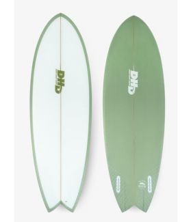 Tabla Surf DHD Mini Twin II 5´9´´ VERDE FUTURES