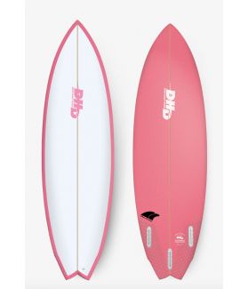 Tabla Surf DHD Twin Fin 5´8´´ ROSA FCS II
