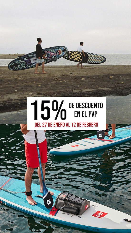 15% dto. en talbas de paddle surf hinchables